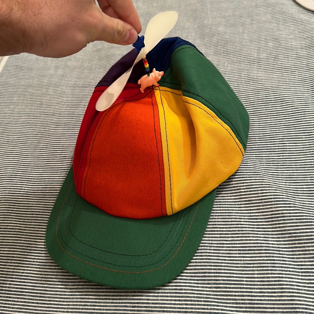 Multi-Colored Propeller Hat